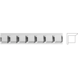 Карниз з гіпсу к-74 h56х50мм