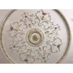 Розетка стельова з гіпсу в класичному стилі з елементами іоніки р-1 Ø500