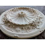 Розетка стельова з гіпсу в класичному стилі з елементами іоніки р-1 Ø500