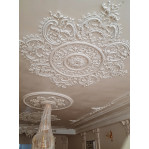 Розетка гіпсова у вигляді об'ємної квітки  р-4 Ø340