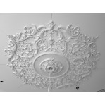 Розетка гіпсова з флористичними мотивами р-119 Ø600