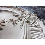 Розетка гіпсова в класичному стилі з ніжним візерунком р-173 Ø545