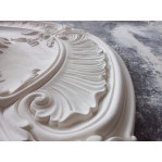 Розетка гіпсова в класичному стилі з ніжним візерунком р-173 Ø545