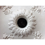 Розетка гіпсова в класичному стилі з ніжним візерунком р-173 Ø545