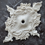 Розетка гіпсова у стилі бароко, у вигляді ромба р-28 890х725