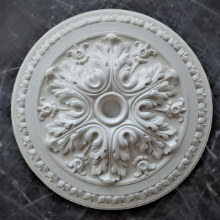 Розетка гипсовая в классическом стиле с цветком р-32 Ø610