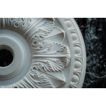 Розетка гіпсова в класичному стилі з листям аканта р-71 Ø460