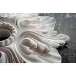 Розетка гіпсова у класичному стилі у вигляді квітки р-78 Ø430