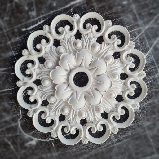 Розетка гіпсова ажурна з візерунком р-5 Ø260