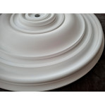 Розетка гіпсова гладка у класичному стилі без візерунка р-6 Ø500