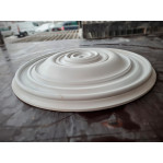 Розетка гіпсова гладка у класичному стилі без візерунка р-6 Ø500