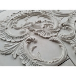 Розетка гіпсова у стилі бароко у формі овалу р-1006 h2387x1554 мм