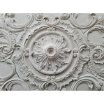 Розетка гіпсова у стилі бароко у формі овалу р-1006 h2387x1554 мм