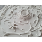 Розетка гіпсова у стилі модерн з ліліями р-101 Ø770