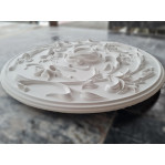 Розетка гіпсова у стилі модерн з ліліями р-101 Ø770