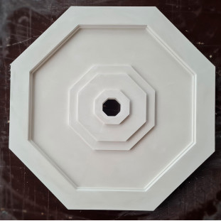 Розетка стельова з гіпсу р-108 Ø593