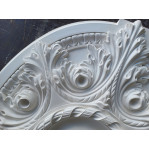 Розетка гипсовая с классическим рисунком овальной формы р-118 630х760