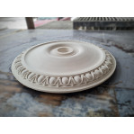 Розетка гіпсова в класичному стилі з іонікою по канту р-120 Ø700