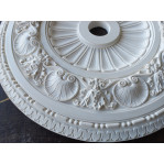 Розетка гіпсова з мушлями у класичному стилі р-123 Ø380