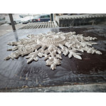 Розетка гіпсова з витонченим малюнком у класичному стилі р-129 Ø840