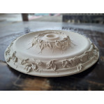 Розетка гіпсова з тоненькими гілочками в класичному стилі р-130 Ø600