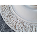 Розетка гіпсова з насиченим орнаментом по канту р-144 Ø780