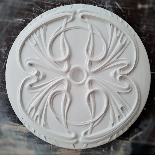 Розетка гіпсова в стилі модерн р-145 Ø645