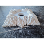 Розетка гіпсова під світильник у формі квадратної квітки р-158 - 275х275 мм. 