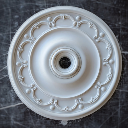 Розетка гіпсова в класичному стилі з підковами р-16 Ø460