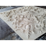 Розетка гіпсова у стилі бароко з насиченим малюнком р-161 - 1925х1410 мм.