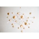 Розетка гіпсова у стилі бароко з насиченим малюнком р-161 - 1925х1410 мм.