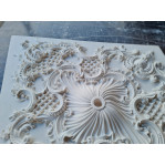 Розетка гіпсова в стилі бароко р-161 mini h1100х800 мм