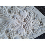 Розетка гіпсова в стилі бароко р-161 mini h1100х800 мм