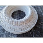 Розетка гіпсова з грецьким орнаментом під світильник р-163 Ø150