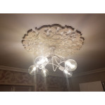 Розетка гіпсова з різьбленим візерунком р-165 Ø840