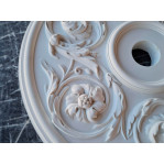 Розетка гіпсова з ніжними квітами р-166 Ø613