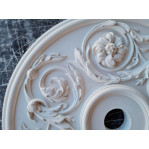 Розетка гіпсова з ніжними квітами р-166 Ø613