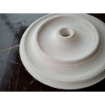 Розетка із гіпсу класична, гладка без візерунка р-17 Ø400