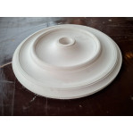 Розетка із гіпсу класична, гладка без візерунка р-17 Ø400