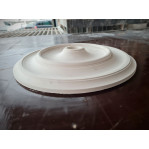 Розетка із гіпсу класична, гладка без візерунка р-17 Ø400