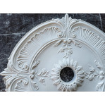 Розетка гіпсова в класичному стилі з ніжним малюнком р-176 Ø350