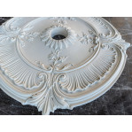 Розетка гіпсова в класичному стилі з ніжним малюнком р-176 Ø350