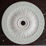 Розетка з гіпсу в грецькому стилі з міандром по канту р-18 Ø510