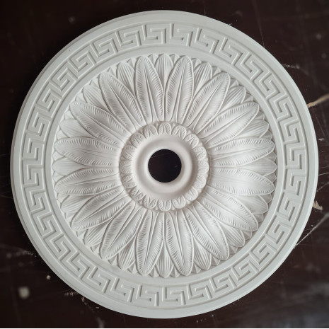 Розетка з гіпсу в грецькому стилі з міандром по канту р-18 Ø510