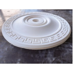 Розетка із гіпсу гладка в грецькому стилі з міандром р-18а Ø510