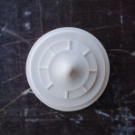 Розетка гіпсова декоративна для кесонів р-191 Ø195