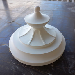 Розетка гіпсова декоративна для кесонів р-191 Ø195