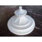 Розетка гіпсова декоративна для кесонів р-191 Ø195