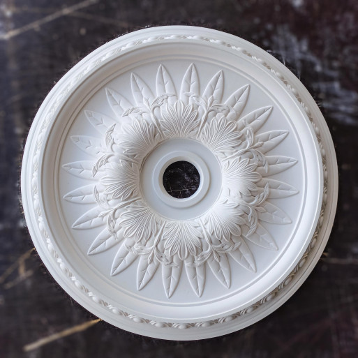 Розетка з гіпсу з квіткою у класичному стилі р-20 Ø540
