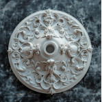 Розетка гипсовая в стиле барокко р-214 Ø700